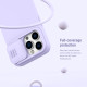 iPhone 14 Pro силиконов магнитен калъф със защита на камерата тъмно лилав