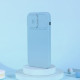 iPhone 14 Pro силиконов магнитен калъф със защита на камерата син iPhone 14 Pro силиконов магнитен калъф със защита на камерата син