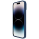 iPhone 14 Pro силиконов калъф със защита на камерата син iPhone 14 Pro силиконов калъф със защита на камерата син