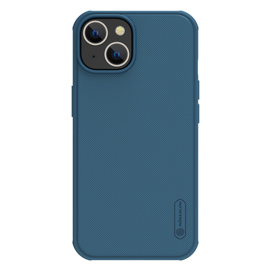 iPhone 14 Pro калъф твърд гръб син