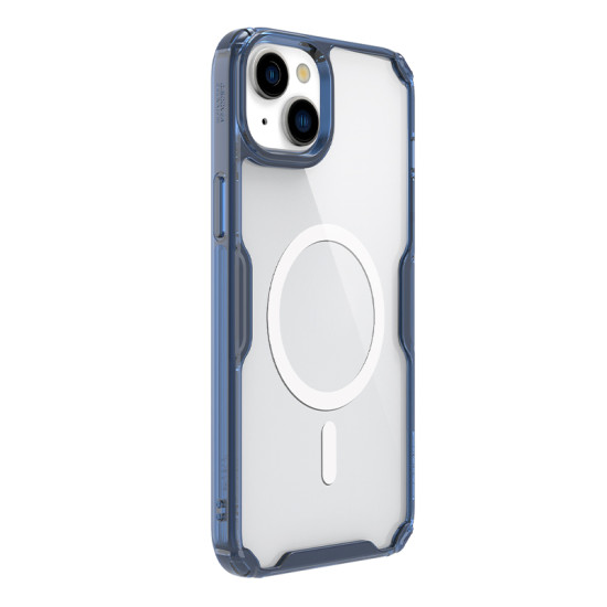 Apple iPhone 15 магнитен Nature TPU Pro силиконов калъф син Apple iPhone 15 магнитен Nature TPU Pro силиконов калъф син
