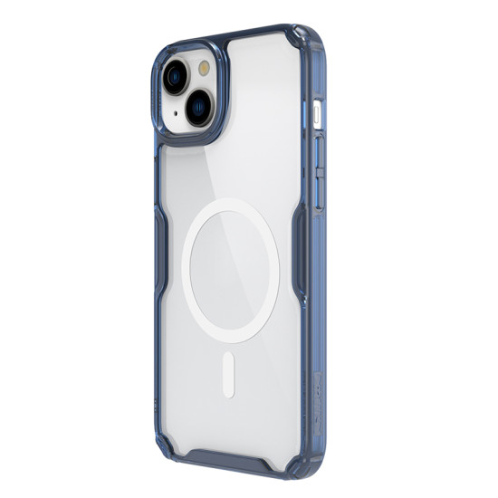 Apple iPhone 15 магнитен Nature TPU Pro силиконов калъф син Apple iPhone 15 магнитен Nature TPU Pro силиконов калъф син