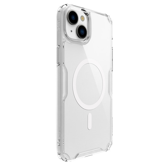 Apple iPhone 15 магнитен Nature TPU Pro силиконов калъф прозрачен Apple iPhone 15 магнитен Nature TPU Pro силиконов калъф прозрачен