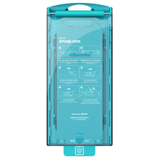iPhone 15 EZ SET Темперирано стъкло Nillkin - 3бр. iPhone 15 EZ SET Темперирано стъкло Nillkin - 3бр.