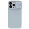 iPhone 15 Pro Max силиконов магнитен калъф със защита на камерата сив