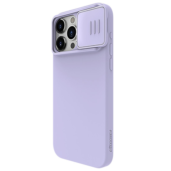 iPhone 15 Pro Max силиконов магнитен калъф със защита на камерата лилав iPhone 15 Pro Max силиконов магнитен калъф със защита на камерата лилав