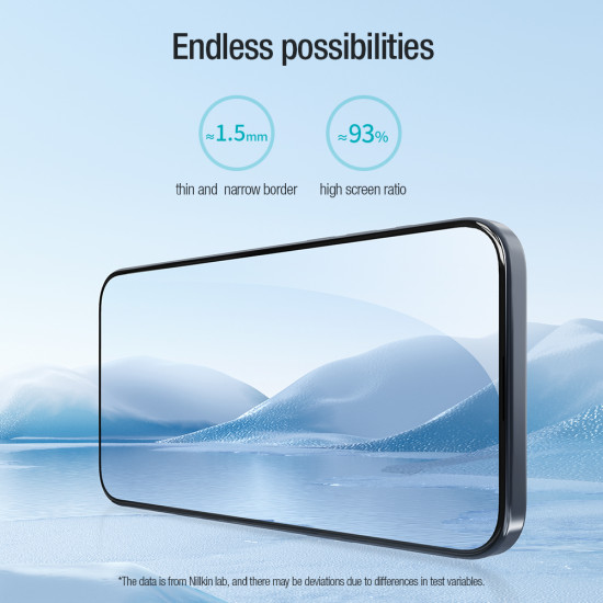 iPhone 15 Pro EZ SET Темперирано стъкло Nillkin - 3бр. iPhone 15 Pro EZ SET Темперирано стъкло Nillkin - 3бр.