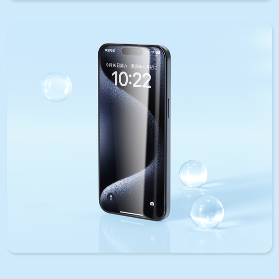 iPhone 15 Pro EZ SET Темперирано стъкло Nillkin - 3бр. iPhone 15 Pro EZ SET Темперирано стъкло Nillkin - 3бр.