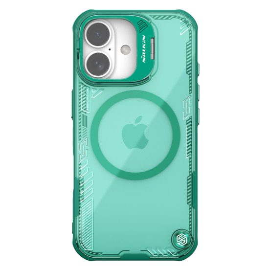 Apple iPhone 16 Iceblade Prop магнитен прозрачен твърд гръб зелен