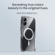 Apple iPhone 16 Plus магнитен Nature TPU Pro силиконов калъф прозрачен + синя рамка