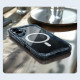 Apple iPhone 16 Plus магнитен Nature TPU Pro силиконов калъф прозрачен + синя рамка