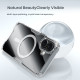 Apple iPhone 16 Plus магнитен Nature TPU Pro силиконов калъф прозрачен + синя рамка