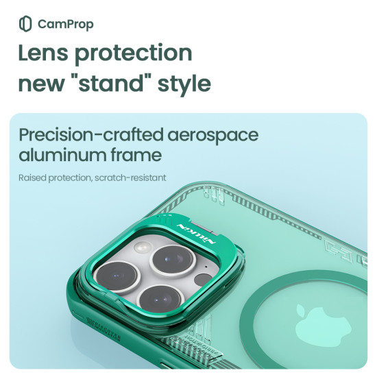 Apple iPhone 16 Pro Max Iceblade Prop магнитен прозрачен твърд гръб зелен Apple iPhone 16 Pro Max Iceblade Prop магнитен прозрачен твърд гръб зелен