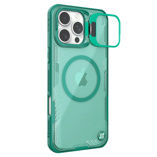 Apple iPhone 16 Pro Max Iceblade Prop магнитен прозрачен твърд гръб зелен Apple iPhone 16 Pro Max Iceblade Prop магнитен прозрачен твърд гръб зелен