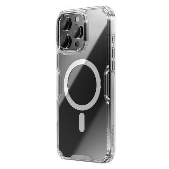 Apple iPhone 16 Pro магнитен Nature TPU Pro силиконов калъф прозрачен Apple iPhone 16 Pro магнитен Nature TPU Pro силиконов калъф прозрачен