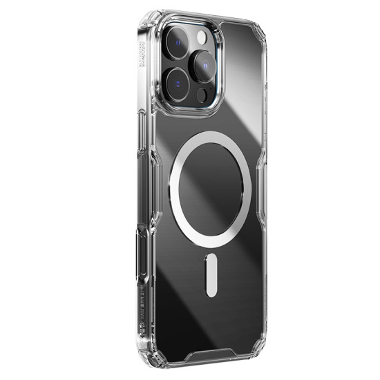 Apple iPhone 16 Pro магнитен Nature TPU Pro силиконов калъф прозрачен Apple iPhone 16 Pro магнитен Nature TPU Pro силиконов калъф прозрачен