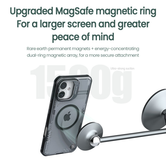Apple iPhone 16 Plus Iceblade Prop магнитен прозрачен твърд гръб зелен Apple iPhone 16 Plus Iceblade Prop магнитен прозрачен твърд гръб зелен
