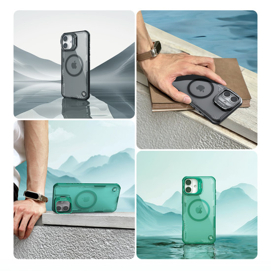 Apple iPhone 16 Plus Iceblade Prop магнитен прозрачен твърд гръб зелен Apple iPhone 16 Plus Iceblade Prop магнитен прозрачен твърд гръб зелен