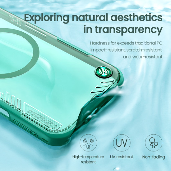 Apple iPhone 16 Plus Iceblade Prop магнитен прозрачен твърд гръб зелен Apple iPhone 16 Plus Iceblade Prop магнитен прозрачен твърд гръб зелен