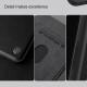 Apple iPhone 16 Pro Max QIN Prop кожен флип калъф черен