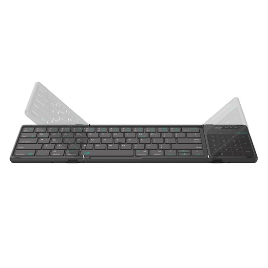 Bluetooth сгъваема клавиатура с тъчпад Nillkin Cube Pocket Black