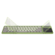 Bluetooth сгъваема клавиатура с тъчпад Nillkin Cube Pocket Green