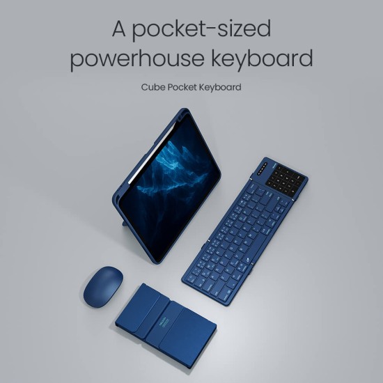 Bluetooth сгъваема клавиатура с тъчпад Nillkin Cube Pocket Black
