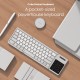 Bluetooth сгъваема клавиатура с тъчпад Nillkin Cube Pocket Grey