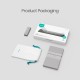 Bluetooth сгъваема клавиатура с тъчпад Nillkin Cube Pocket Grey