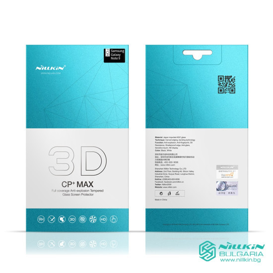 Nillkin Темперирано стъкло 3D CP+MAX за Samsung Note 9