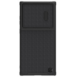 Samsung S23 Ultra текстуриран калъф със защита на камерата Nillkin черен