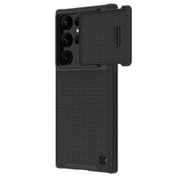 Samsung S23 Ultra текстуриран калъф със защита на камерата Nillkin черен