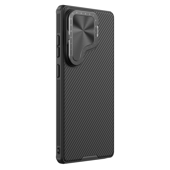 Samsung S25 Ultra магнитен твърд гръб със защита на камерата черен Samsung S25 Ultra магнитен твърд гръб със защита на камерата черен
