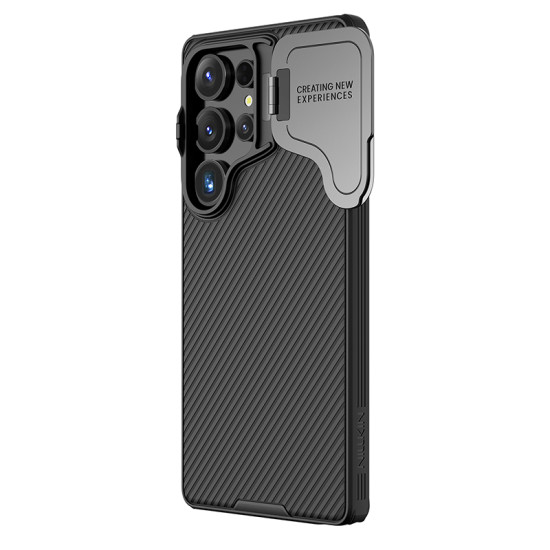 Samsung S25 Ultra магнитен твърд гръб със защита на камерата черен Samsung S25 Ultra магнитен твърд гръб със защита на камерата черен