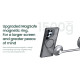 Samsung S25 Ultra Iceblade Prop магнитен прозрачен твърд гръб черен