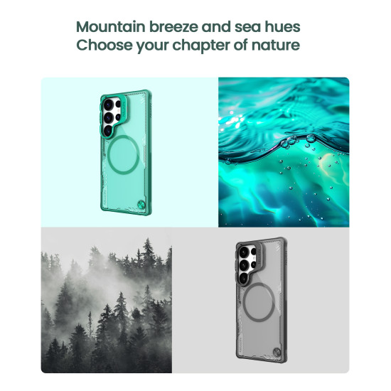 Samsung S25 Ultra Iceblade Prop магнитен прозрачен твърд гръб черен