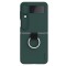 Samsung Galaxy Z Flip 4 5G силиконов калъф със защита на камерата зелен