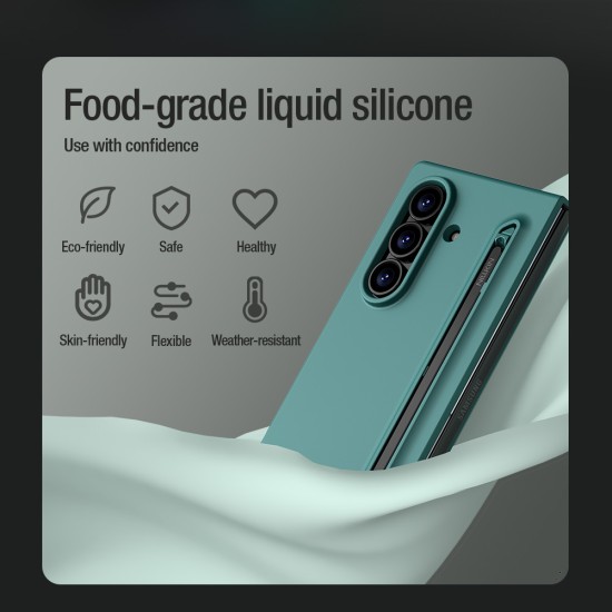Силиконов калъф  Flex Pure Fold Case (S Pen version) за Samsung Galaxy Z Fold 7 5G черен
