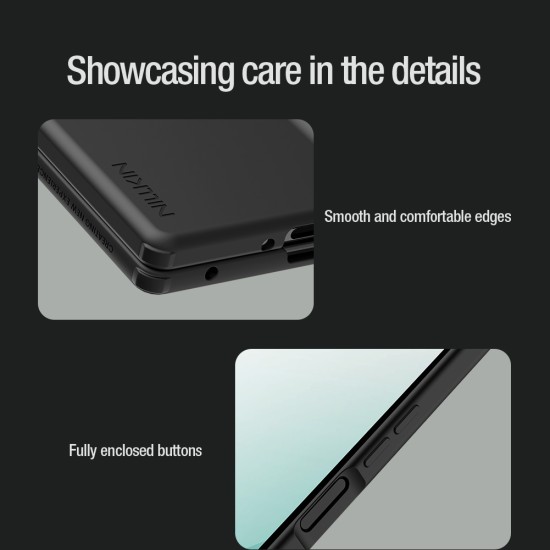 Силиконов калъф  Flex Pure Fold Case (S Pen version) за Samsung Galaxy Z Fold 7 5G черен