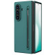 Силиконов калъф  Flex Pure Fold Case (S Pen version) за Samsung Galaxy Z Fold 7 5G зелен