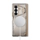 Samsung Z Fold 7 5G Iceblade Fold магнитен прозрачен твърд гръб пясъчно кафяв