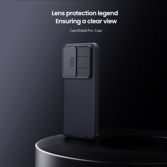 Samsung S26 Plus твърд гръб със защита на камерата Nillkin черен