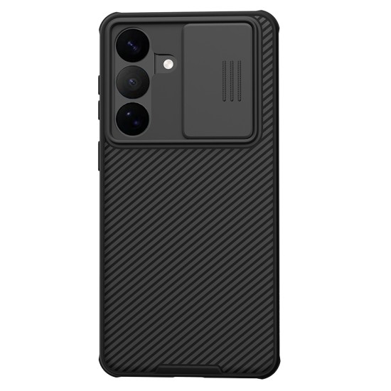 Samsung S26 Plus твърд гръб със защита на камерата Nillkin черен