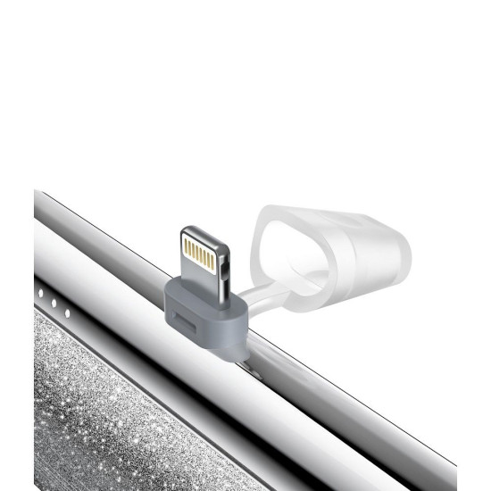 Външна батерия VEGER 5000 mAh с вграден конектор Lightning PD QC3.0 2,4A 12W PlugOn (W0573P) silver Външна батерия VEGER 5000 mAh с вграден конектор Lightning PD QC3.0 2,4A 12W PlugOn (W0573P) silver