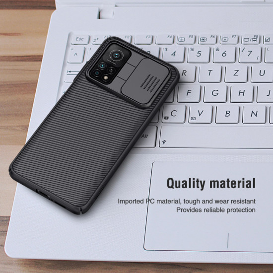 Mi 10T / Mi 10T Pro твърд гръб със защита на камерата Nillkin черен Mi 10T / Mi 10T Pro твърд гръб със защита на камерата Nillkin черен