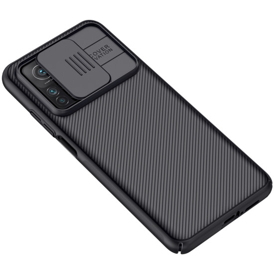 Mi 10T / Mi 10T Pro твърд гръб със защита на камерата Nillkin черен Mi 10T / Mi 10T Pro твърд гръб със защита на камерата Nillkin черен