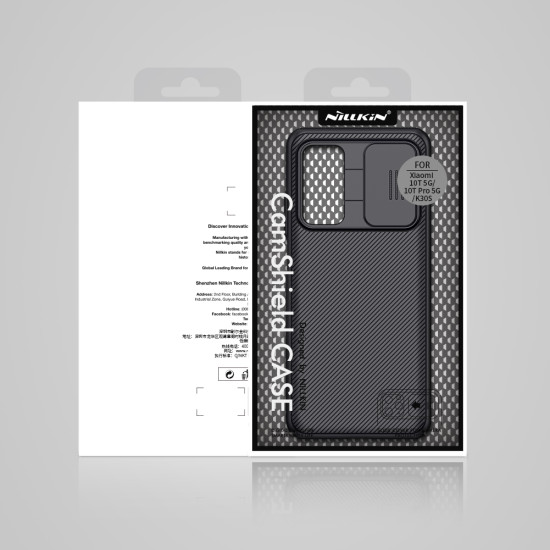 Mi 10T / Mi 10T Pro твърд гръб със защита на камерата Nillkin черен Mi 10T / Mi 10T Pro твърд гръб със защита на камерата Nillkin черен