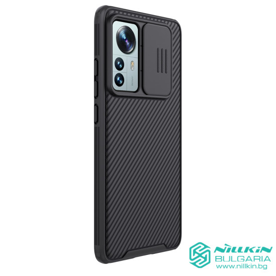 Mi 12 Pro твърд гръб със защита на камерата Nillkin черен Mi 12 Pro твърд гръб със защита на камерата Nillkin черен