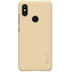 Mi A2 калъф твърд гръб Nillkin златист
