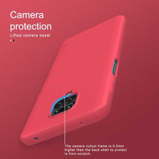 Redmi Note 9S / 9Pro калъф твърд гръб Nillkin червен